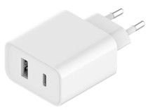 Xiaomi 33W nabíječka 1x USB-A a 1x USB-C bez kabelu bílá (AD332EU)