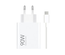 Xiaomi 90W HyperCharge USB-A nabíječka s kabelem USB-C bílá, bulk (MDY-15-EK)