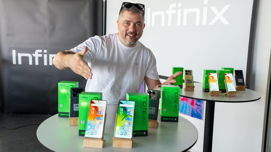 Infinix Note 40 série: Živě z Prahy