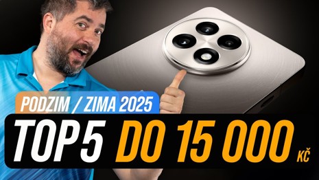 TOP 5 telefonů do 15 000 Kč na Black Friday!