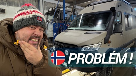 Problém! Musel jsem do servisu!