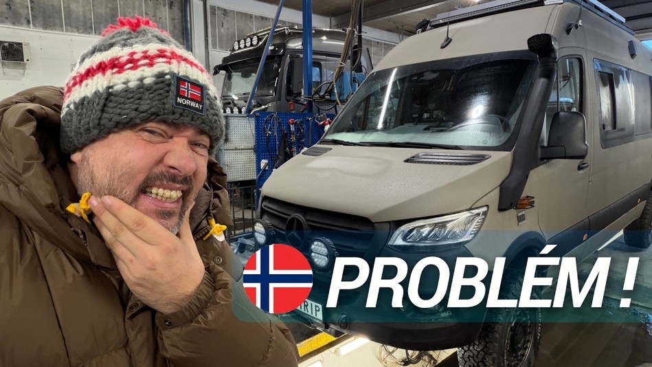 Problém! Musel jsem do servisu!