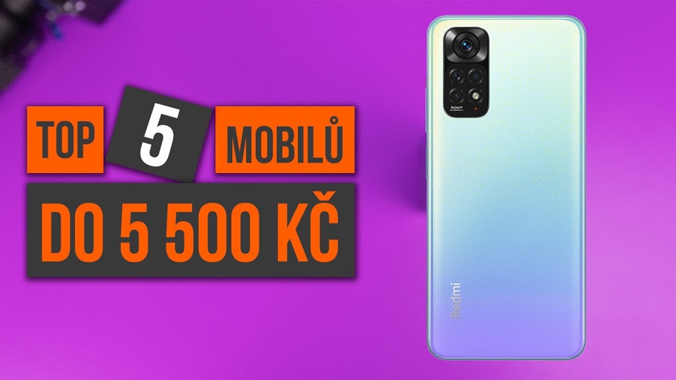 TOP 5 mobilů do 5 500 Kč, které právě doporučuju! - [jaro/léto 2022]
