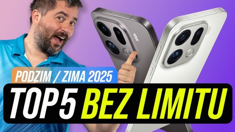 TOP 5 telefonů bez limitu [podzim/zima 2025]