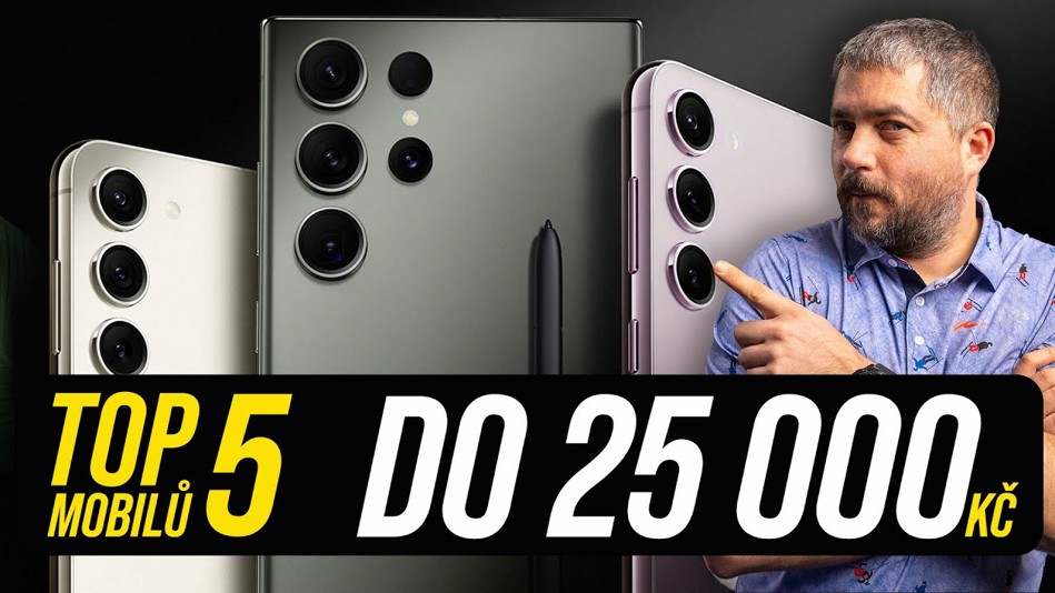 TOP 5 mobilů do 25 000 Kč, které právě doporučuju! - [jaro/léto 2023]