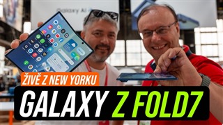 Samsung Galaxy Z Fold7 vs Fold6 - Živě z New Yorku
