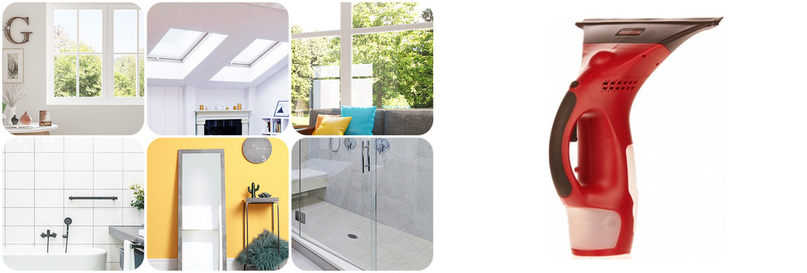 Window Zoom aku stěrka na okna červená