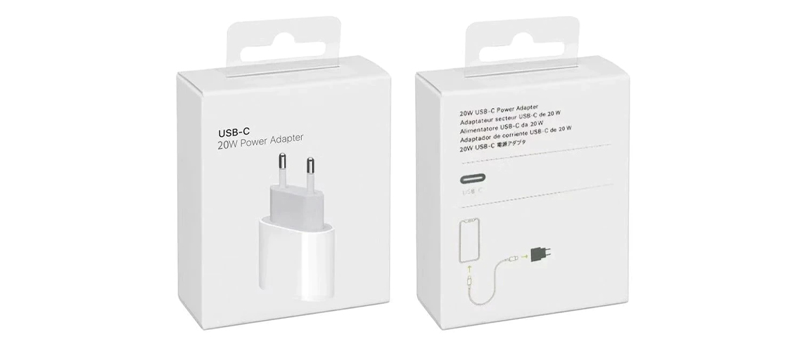 Apple MHJE3ZM/A 20W nabíjeka s USB-C bez kabelu bílá