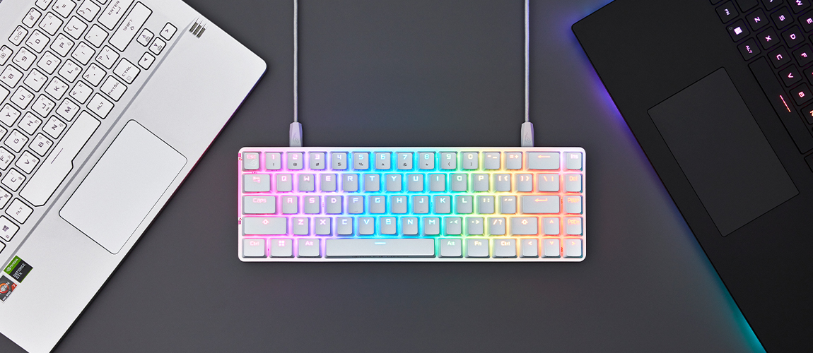 ASUS ROG FALCHION ACE herní mechanická klávesnice bílá