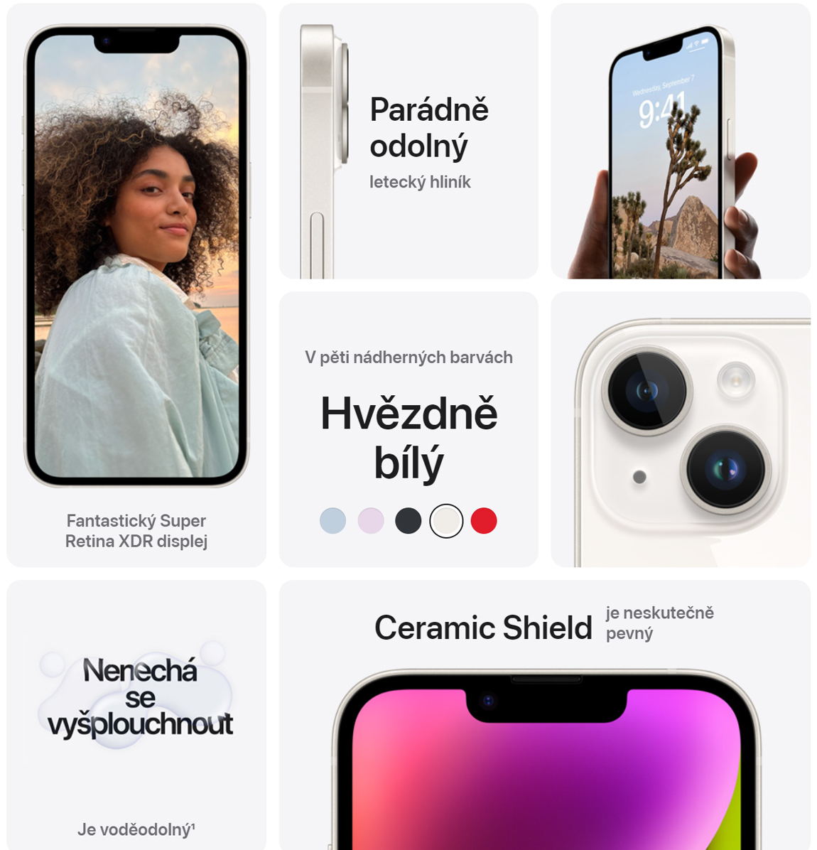 Apple iPhone 14 bílý