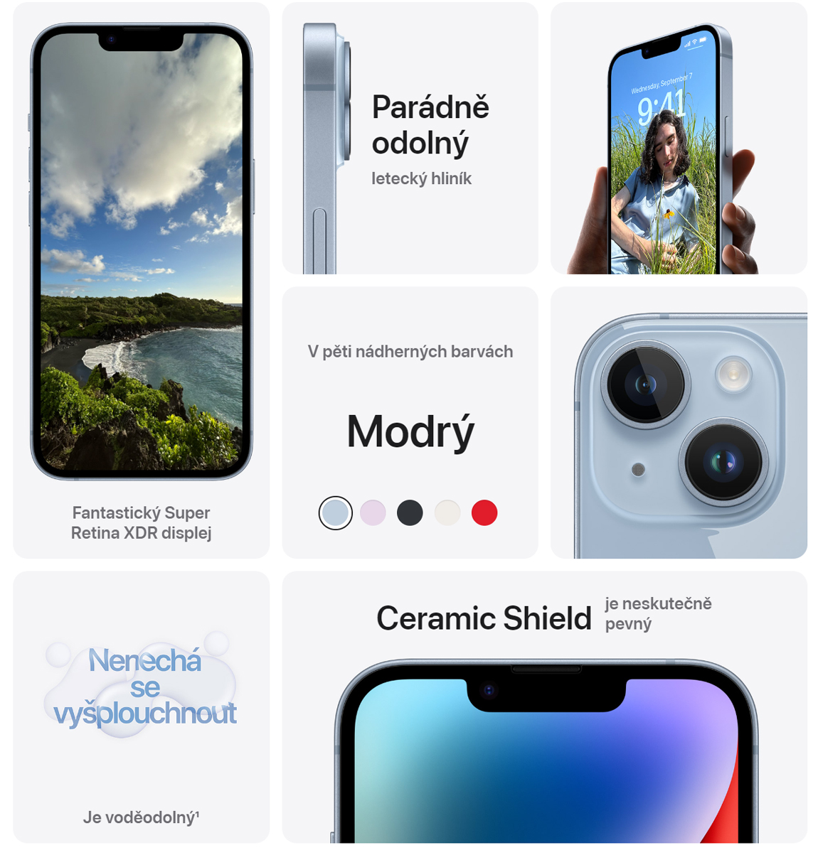 Apple iPhone 14 modrý