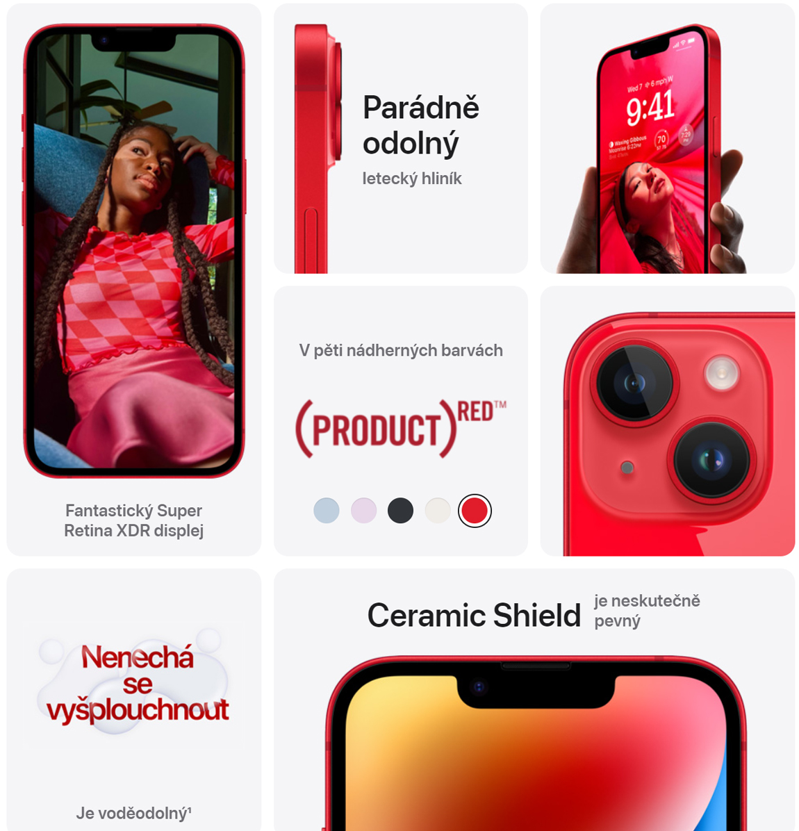 Apple iPhone 14 Plus červený product red 