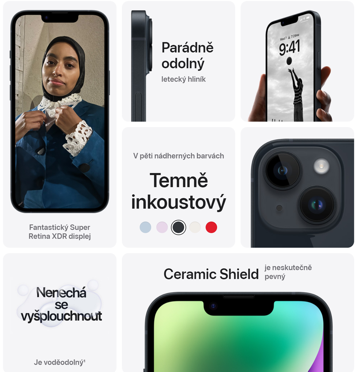 Apple iPhone 14 temně inkoustový