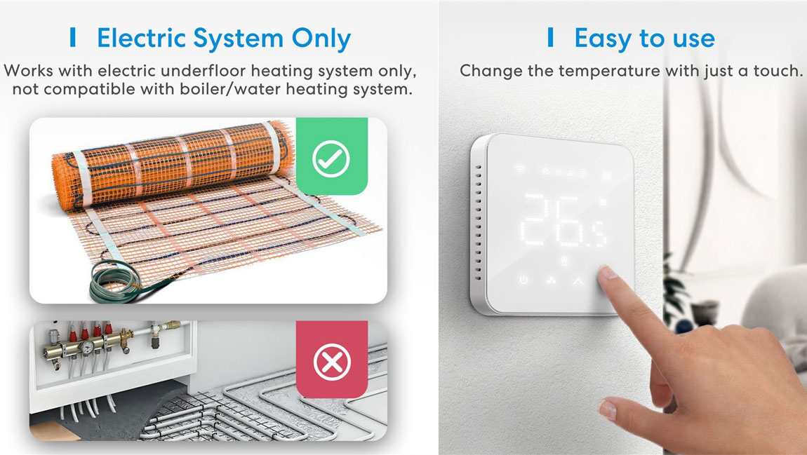 Meross Smart Thermostat BHK