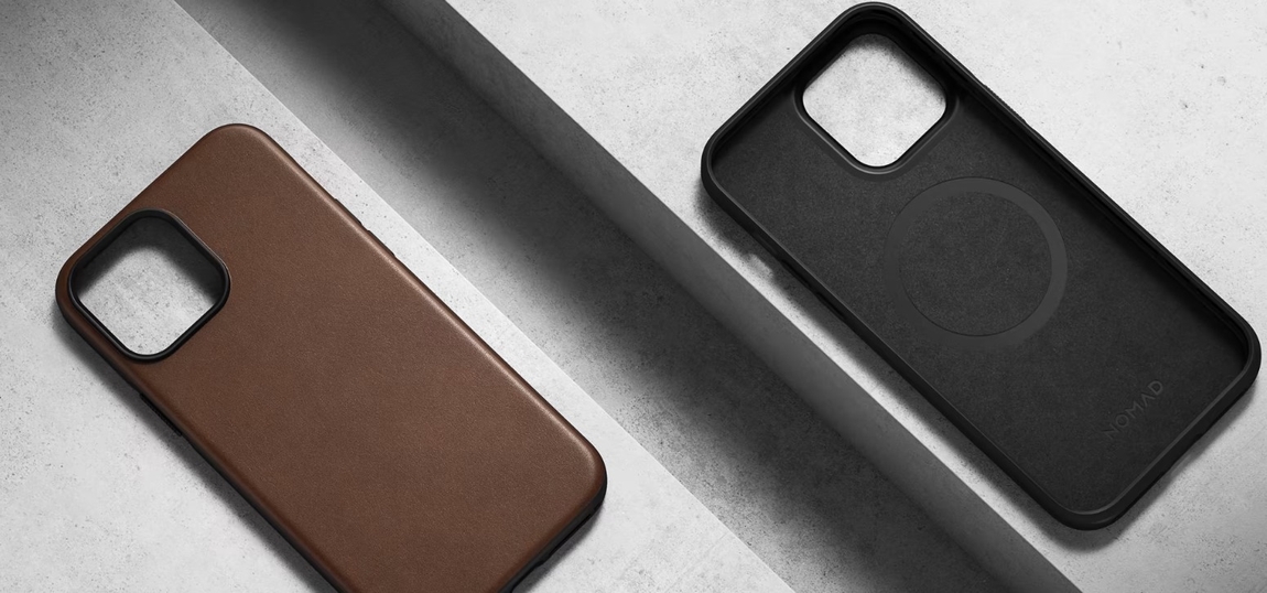 Nomad Modern Leather iPhone 15 series
