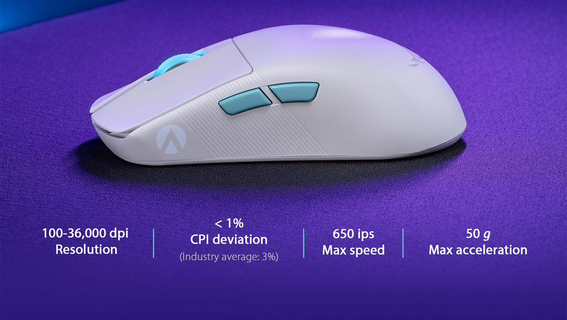 ASUS ROG Harpe Ace Aim Lab Edition bezdrátová herní myš černá