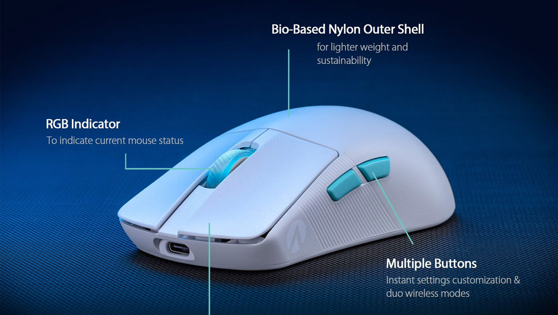 ASUS ROG Harpe Ace Aim Lab Edition bezdrátová herní myš černá