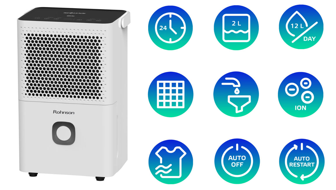 Rohnson R-9212 True Ion & Air Purifier 