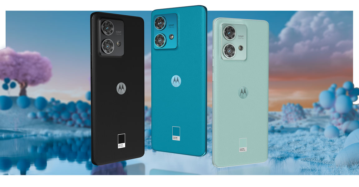 Motorola EDGE 40 Neo PANTONE Soothing Sea (Vegan Leather)