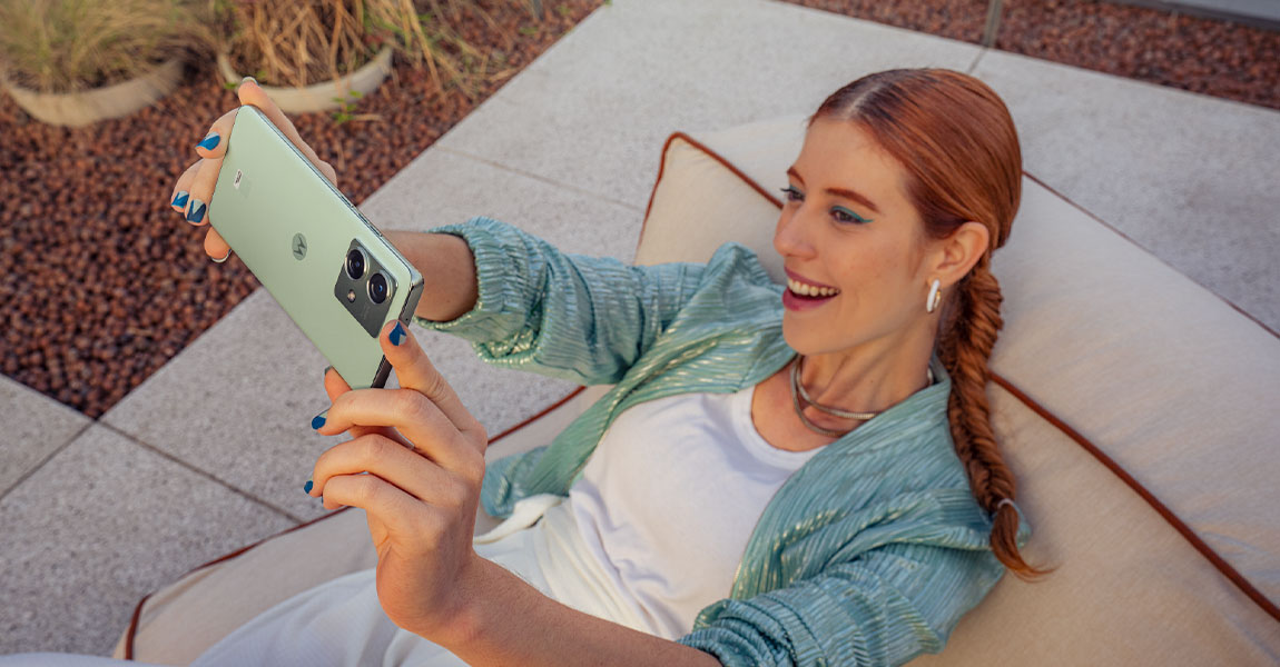 Motorola EDGE 40 Neo PANTONE Soothing Sea (Vegan Leather)