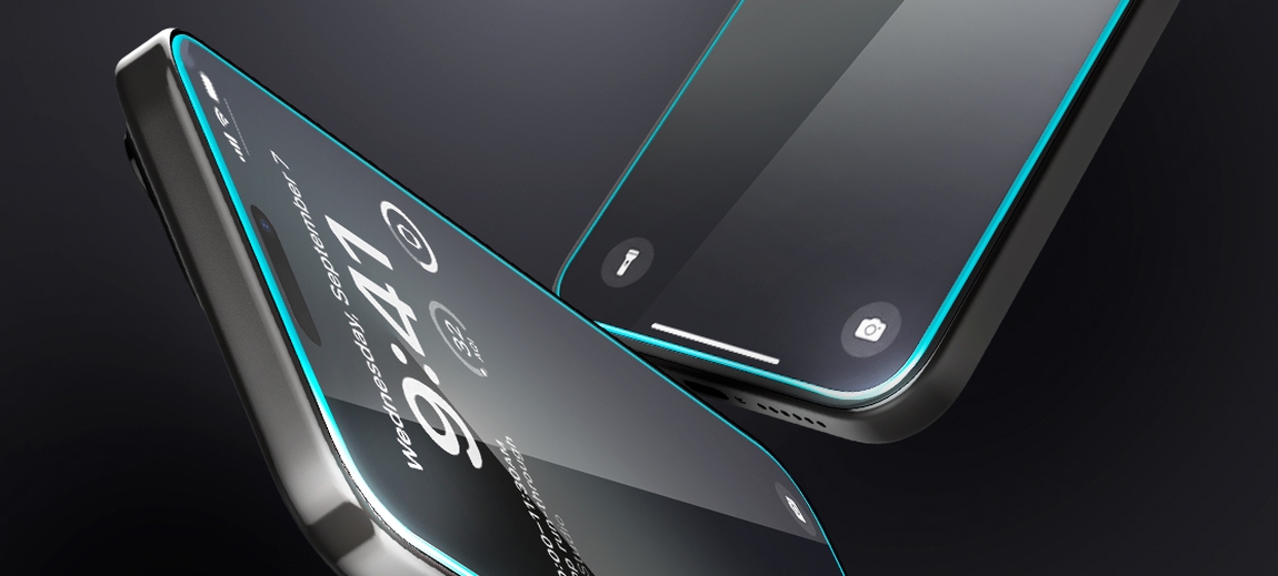 Spigen EZ Fit Clear Glass iPhone 15 series