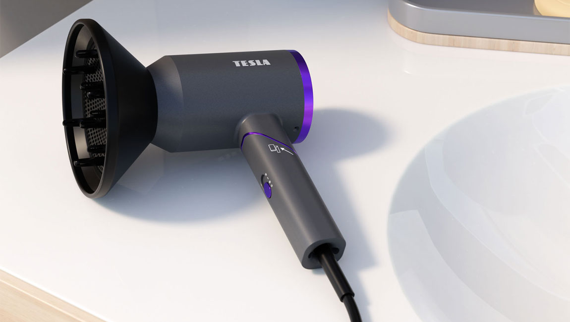 Tesla Foldable Ionic Hair Dryer