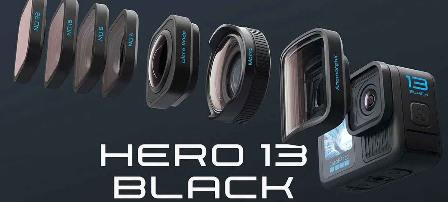 GoPro HERO13 Black + set objektivů řady HB