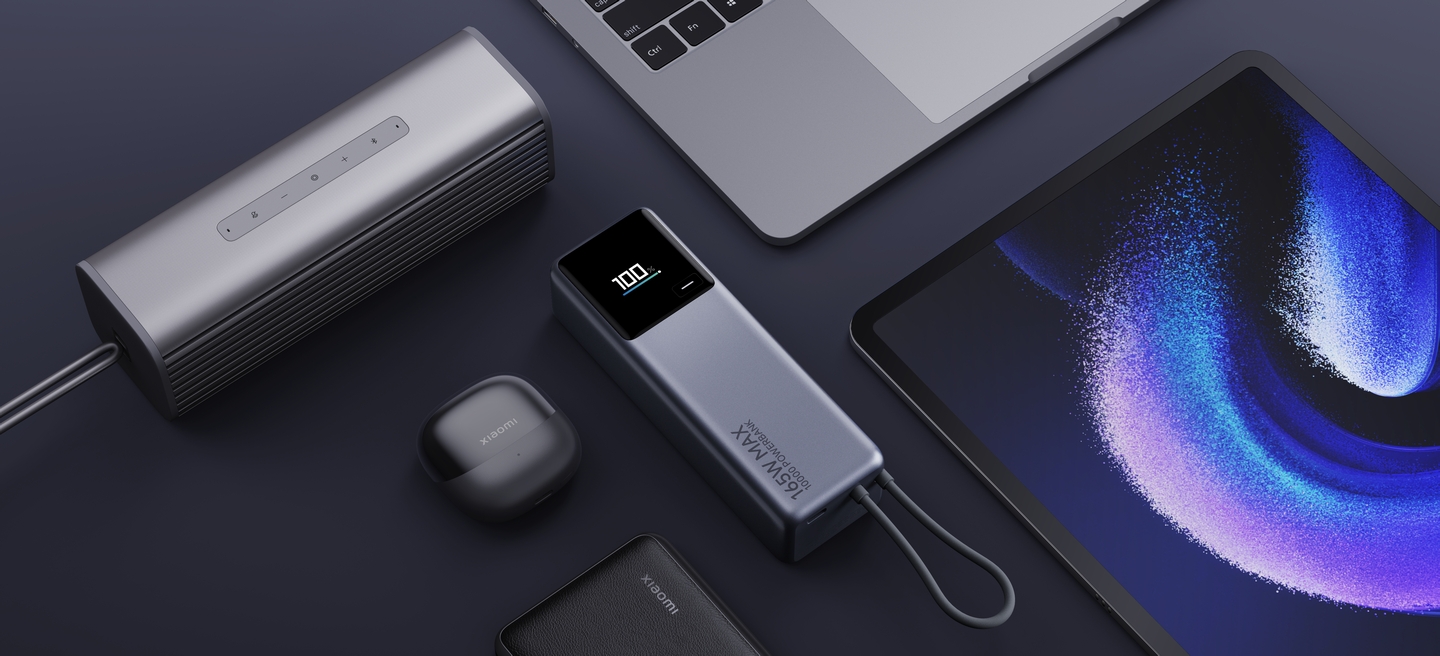 Xiaomi Power Bank 165W 10000mAh w/ Integrated Cable