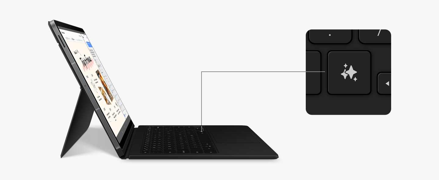 Samsung Book Cover Keyboard Tab S10 FE+