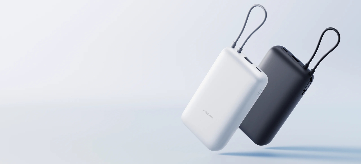 Xiaomi 22.5W Power Bank 20000mAh w/ Integrated Cable