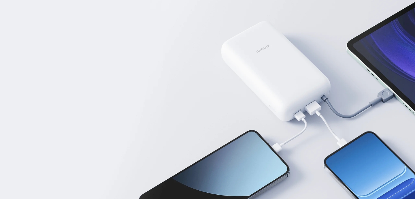 Xiaomi 22.5W Power Bank 20000mAh w/ Integrated Cable