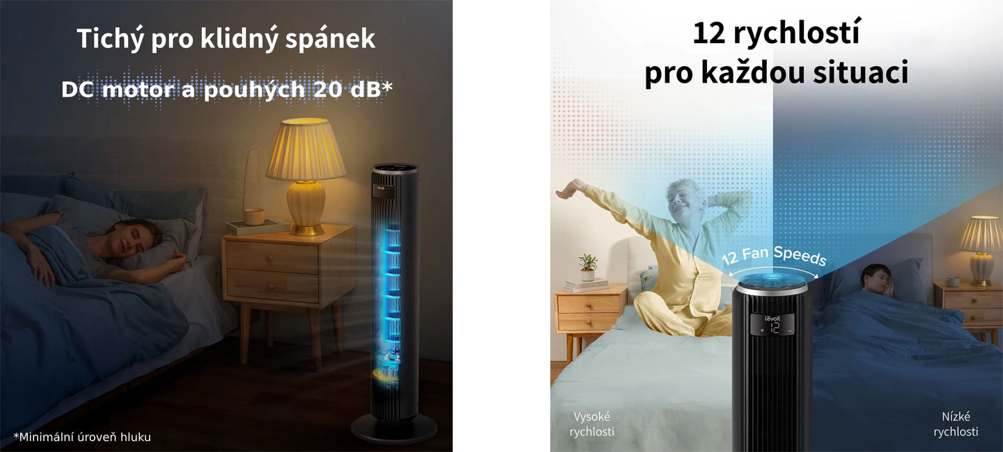 Levoit TempSense F362 DC Vortex 