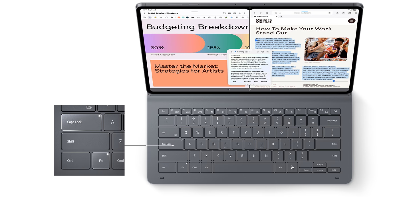 Samsung Book Cover Keyboard for Galaxy Tab S11 Ultra