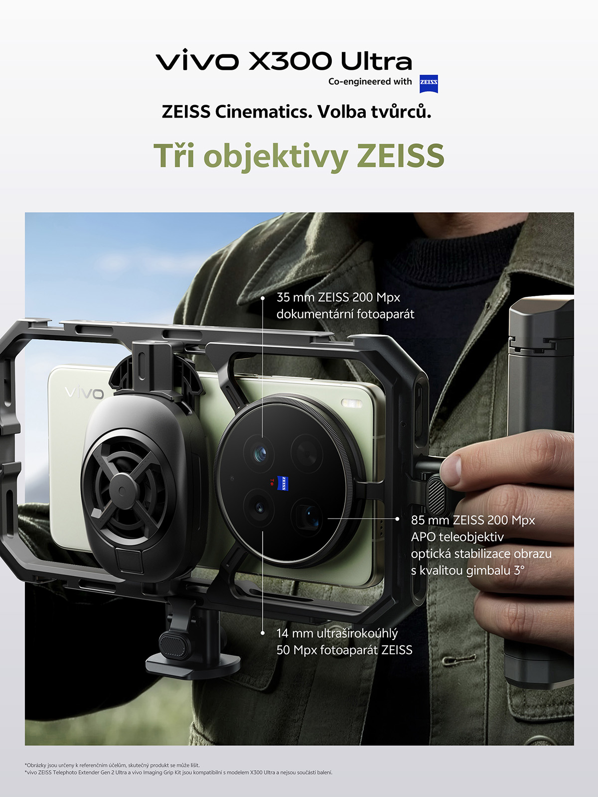 vivo X300 Ultra ZEISS Triple Prime Lenses