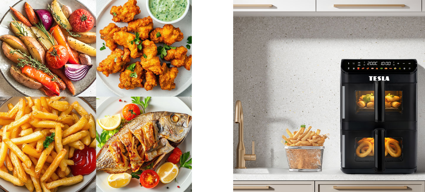 TESLA AirCook DualZone Q670 XXL