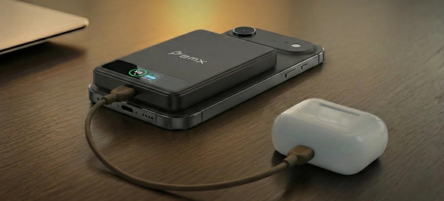 BMX SolidSafe 5K Semi-Solid-State Magnetic Power Bank