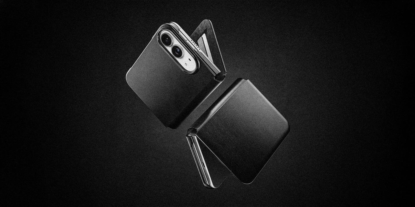 Nomad Traditional Leather Folio iPhone Duo