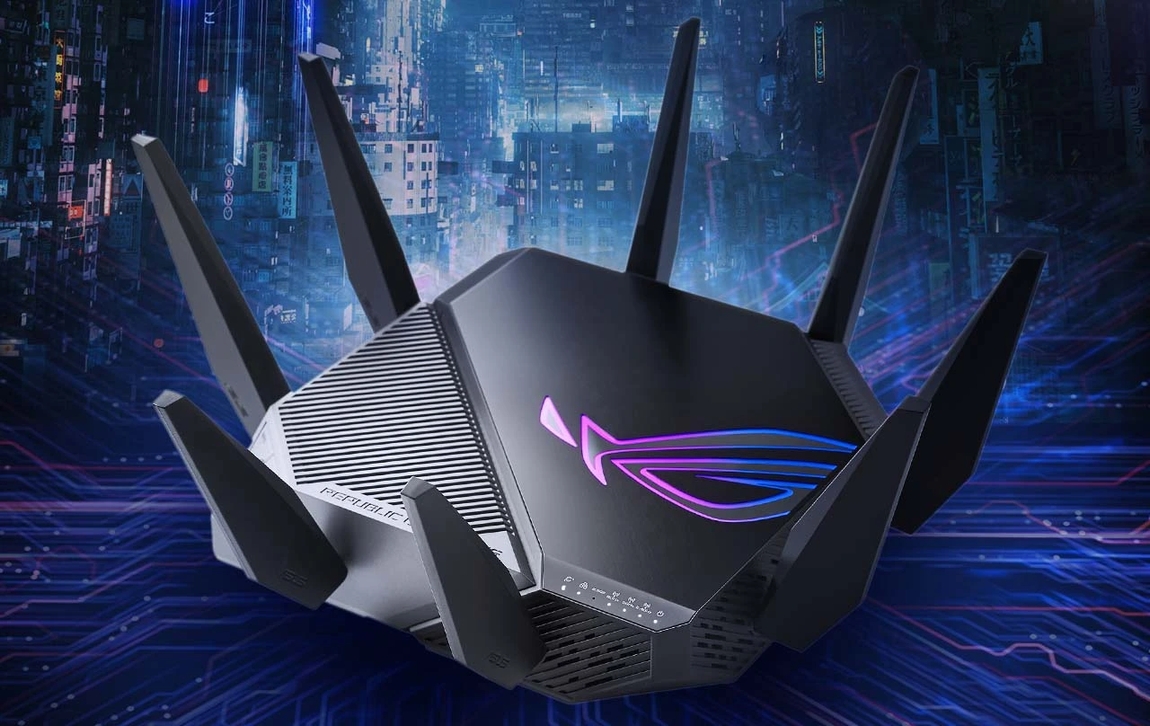 ASUS ROG Rapture GT-AXE11000 herní router s podporou Wi-Fi 6E