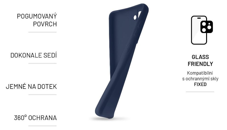 Zadní pogumovaný kryt FIXED Story