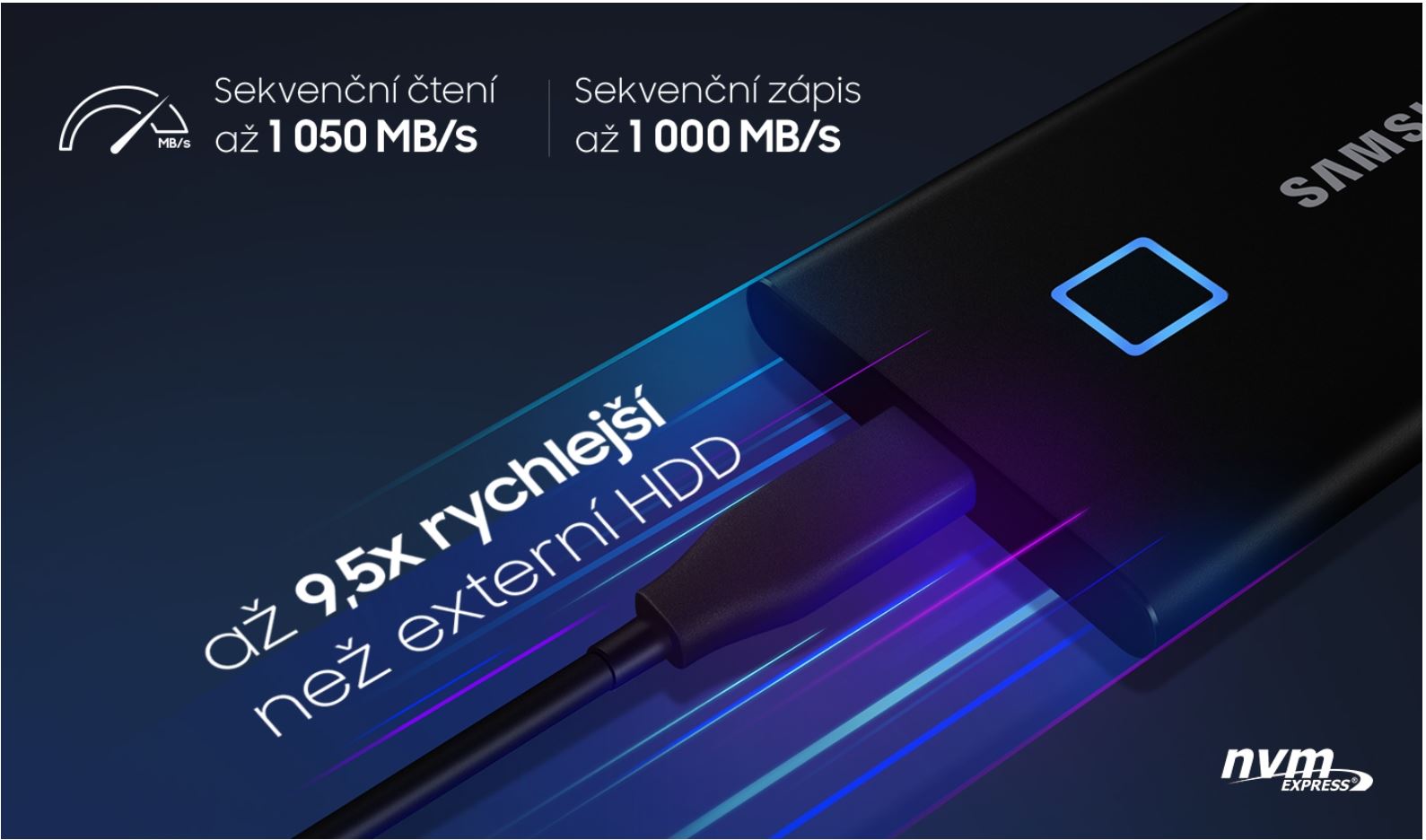 Samsung Extern SSD T7 Touch