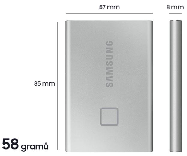 Samsung Extern SSD T7 Touch